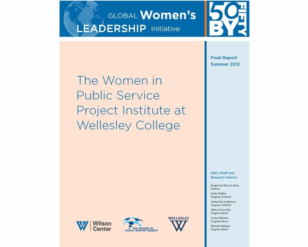 Announcing the Report from the WPSP Learning Institute at Wellesley College