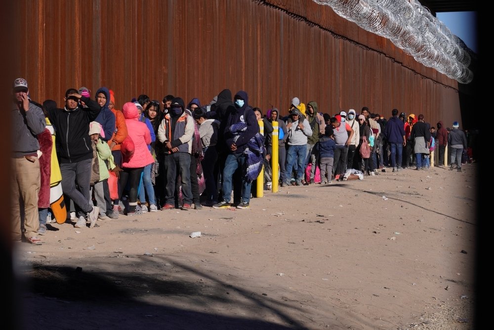 Thousands of migrants seek asylum at the U.S. - Mexico border.