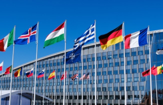 NATO HQ Flags