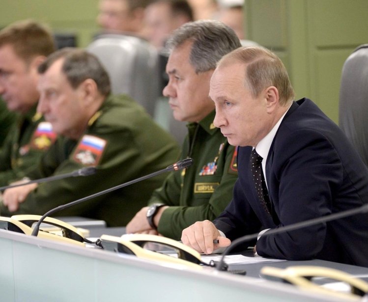 Meeting on Russia's armed forces in Syria 2015