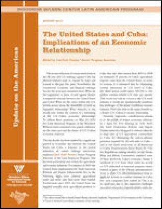 The United States and Cuba:  Implications of an Economic Relationship
