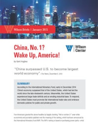 China, No. 1? Wake Up, America!