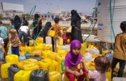 Water crisis caused by the war in the city of Taiz South Yemen. Yemen / Taiz City. 2018-11-02.