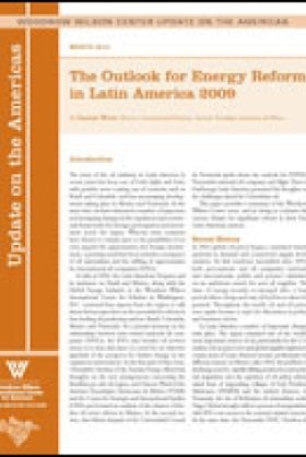 The Outlook for Energy Reform in Latin America
