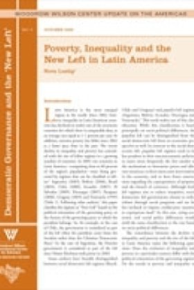 Poverty, Inequality and the New Left in Latin America