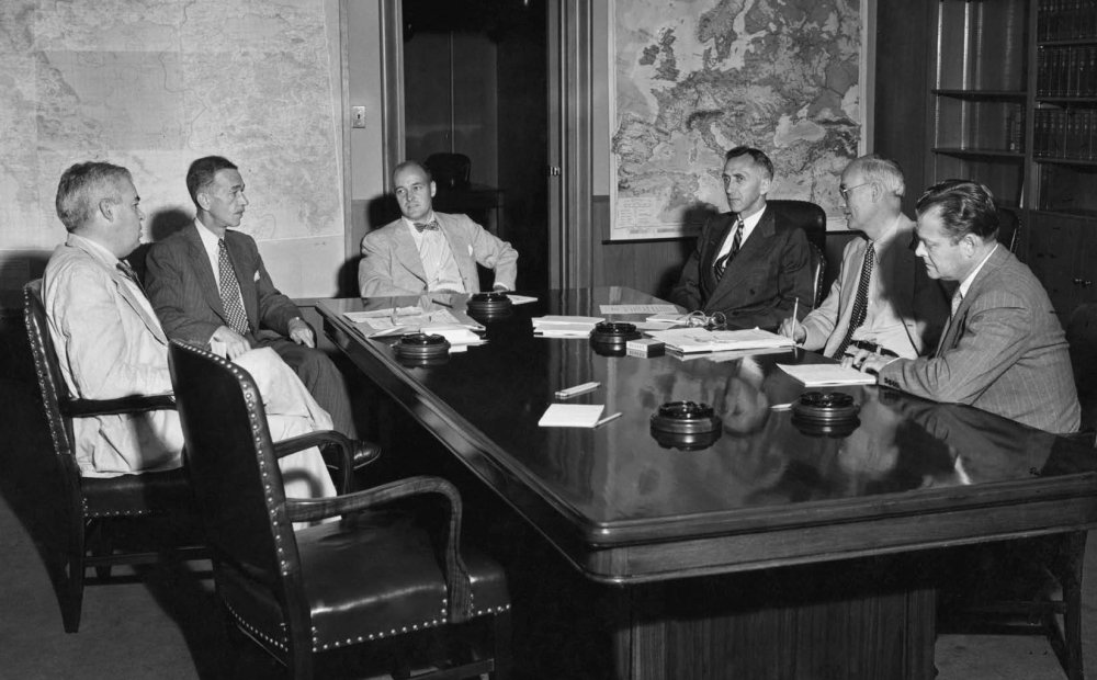 George Kennan with Policy Planning Staff US State Dept.