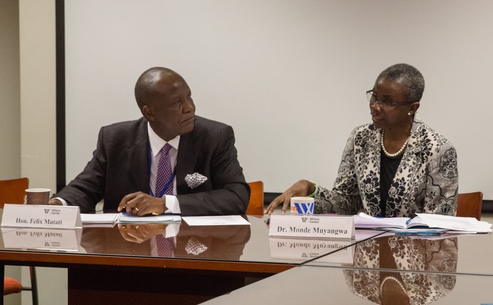 Meeting between the Wilson Center and Hon. Felix Mutati, Finance Minister of the Republic of Zambia