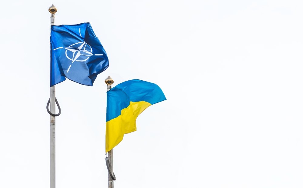 EU and ukraine flag