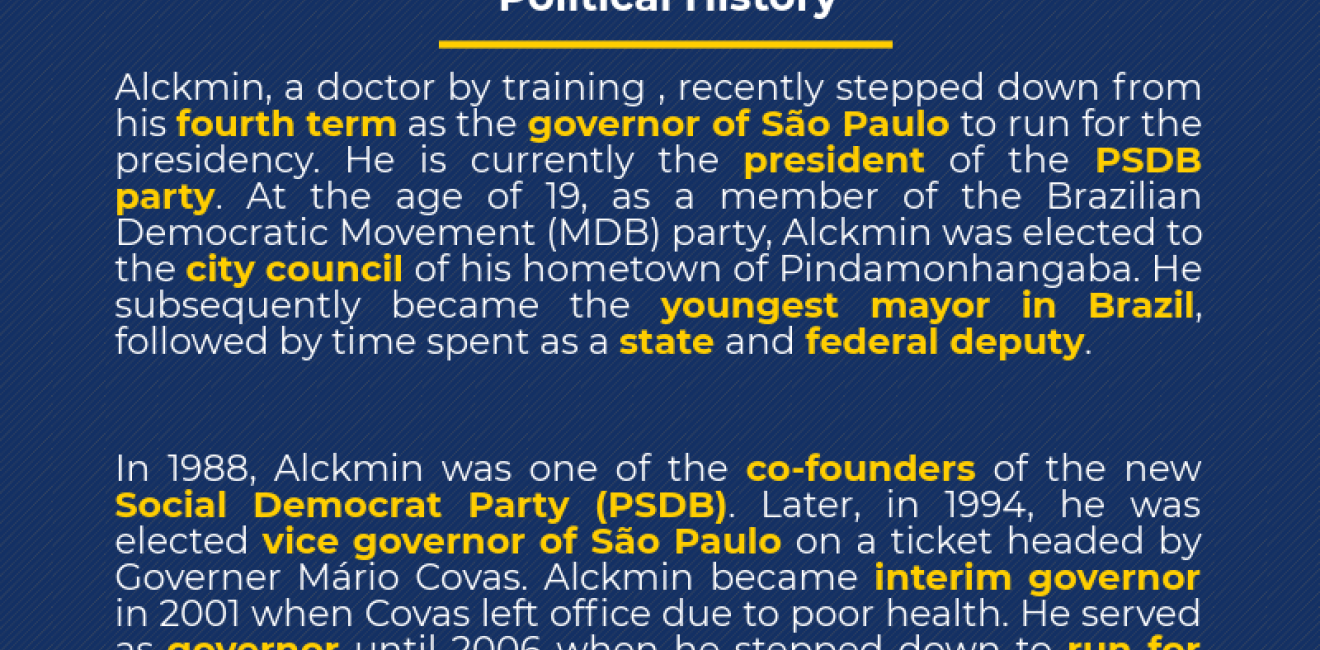 Geraldo Alckmin - Candidate Bio