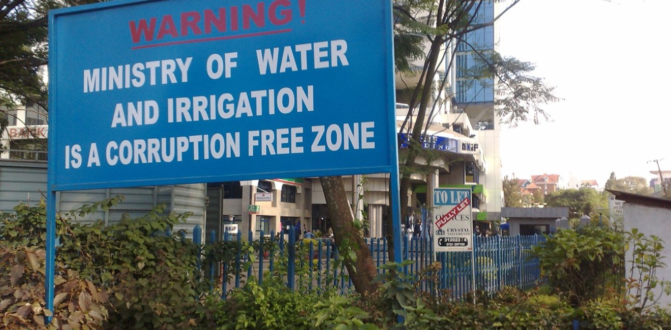 Kenyan Ministry of Water and Irrigation are a Government Corruption Free Zone