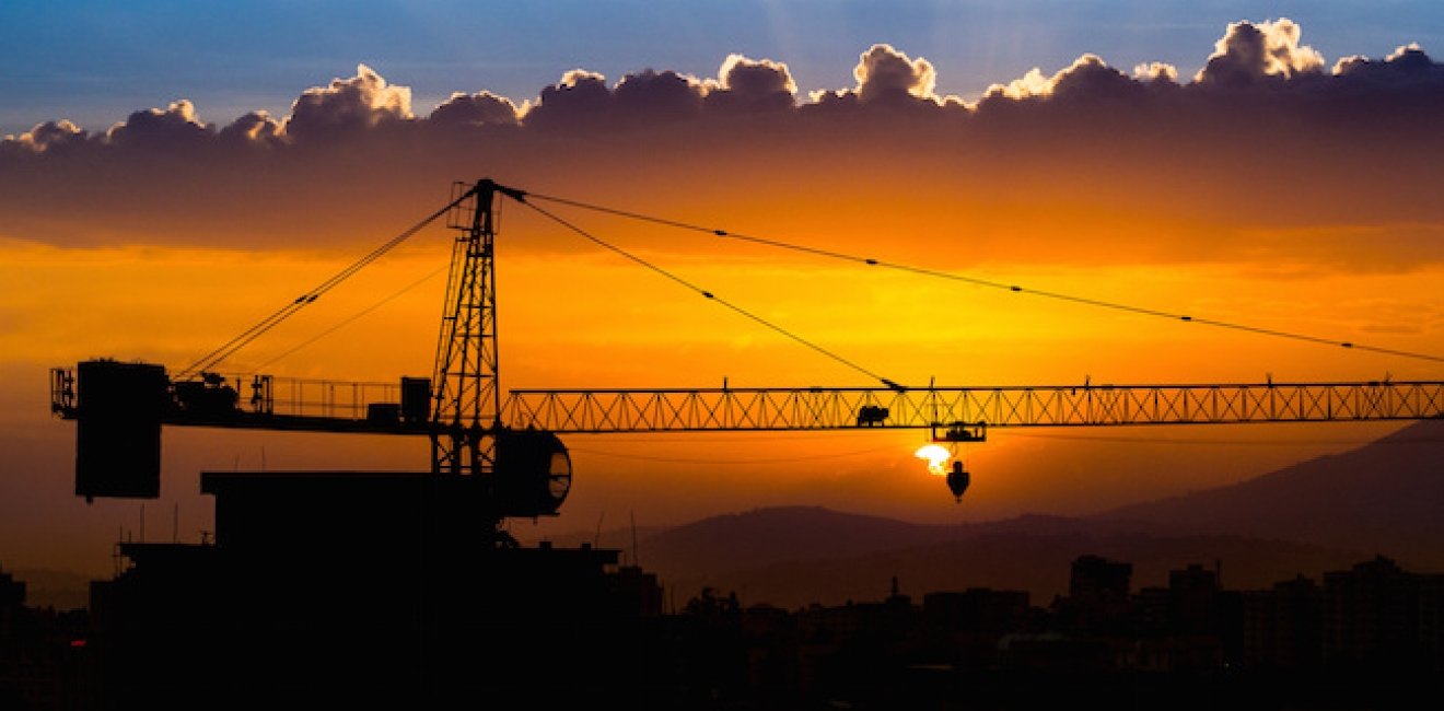 Sunset over Addis Ababa, Ethiopia, which is today booming with new construction thanks in part to Chinese investment and trade. Photo by Jean Rebiffé, via Flickr. Creative Commons.