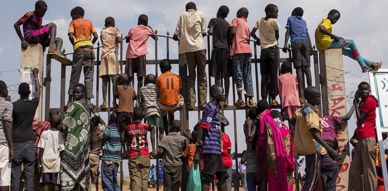 Children in an IDP Camp in Juba, South Sudan