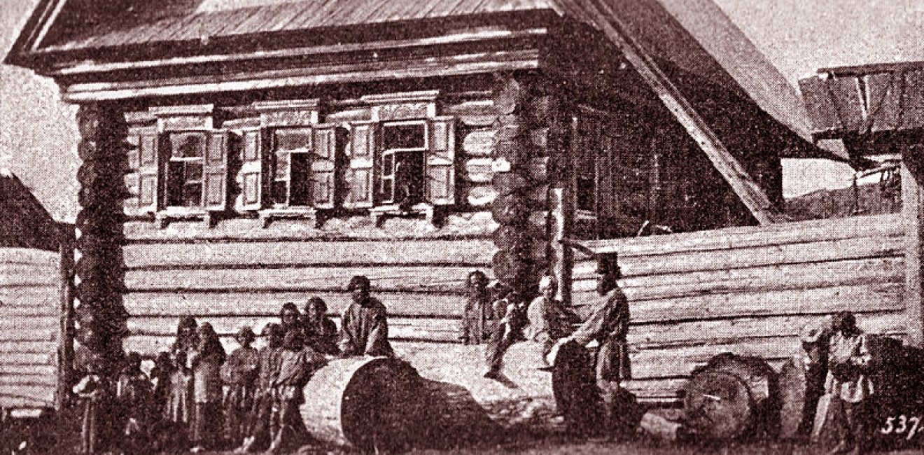 Photograph of a Russian Village in the 1870s by William Carrick