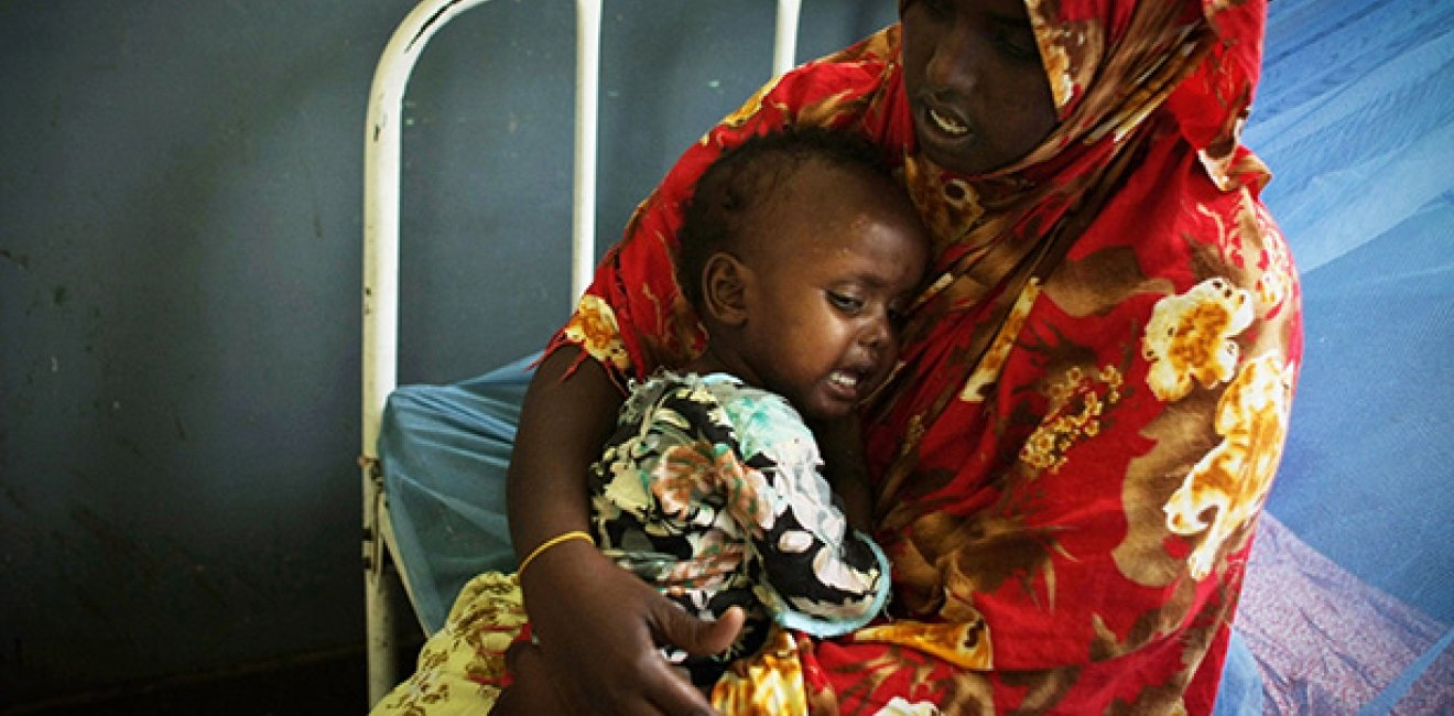 Victims of Famine Seek Treatment at Mogadishu Hospital