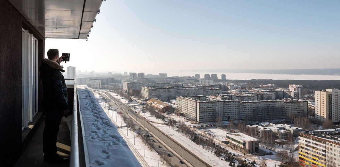 Cityscape from a small neighborhood in Russia. Source: Varlamov.ru