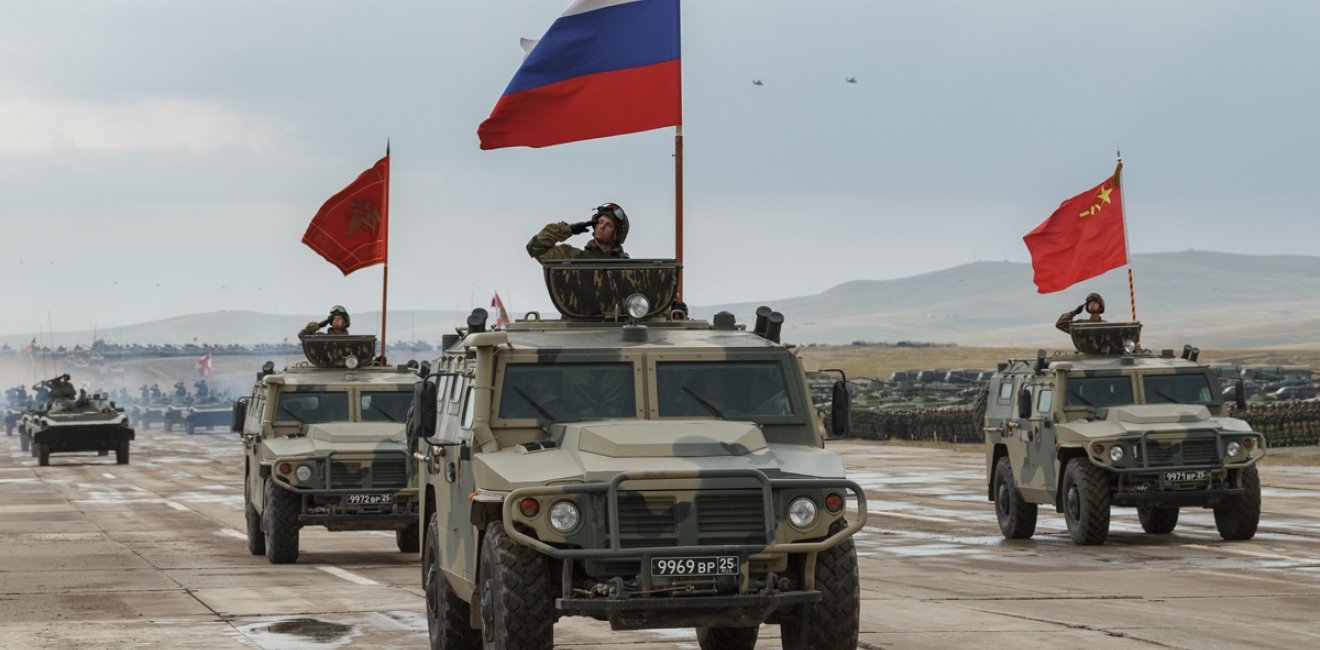 Military Parade on Vostok-2018 Maneuvers. Source: Wikimedia Commons.