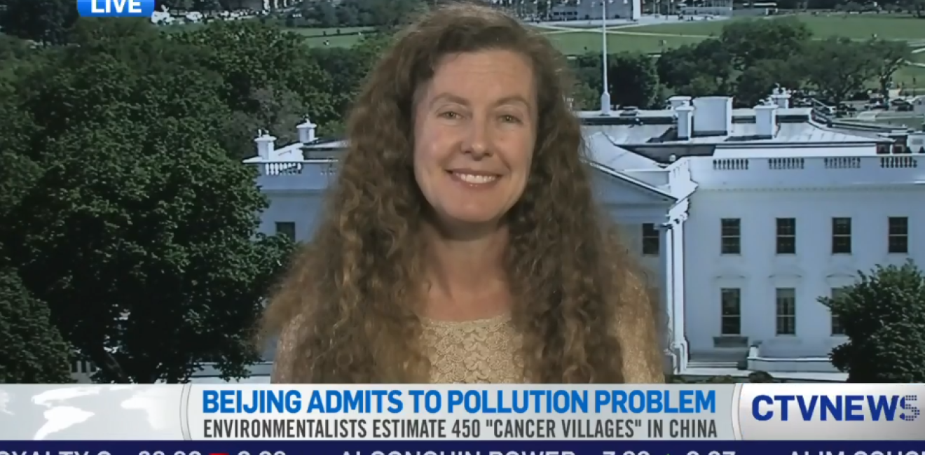 CEF Director Jennifer Turner was Interviewed by CTV News on China's Pollutions