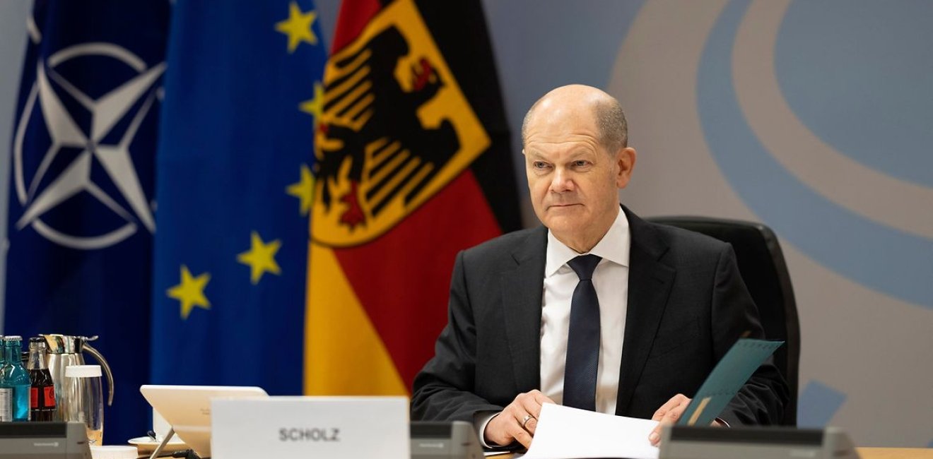 German Chancellor Olaf Scholz