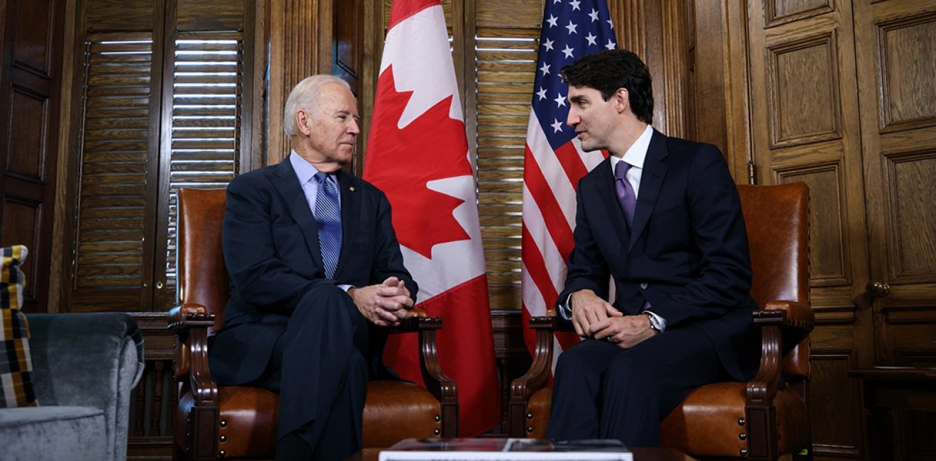 Biden and Trudeau from 2016 Visit