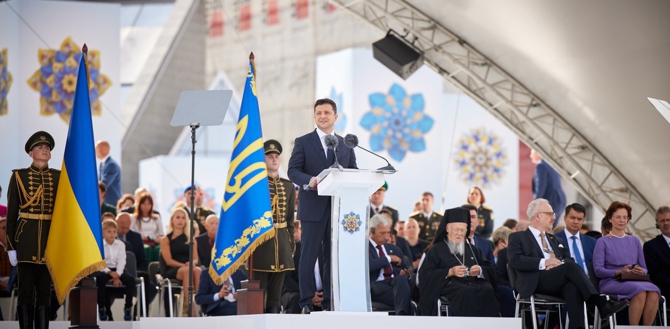 President Volodymyr Zelensky took part in the festive Parade of Troops on the occasion of the 30th anniversary of Ukraine's independence.