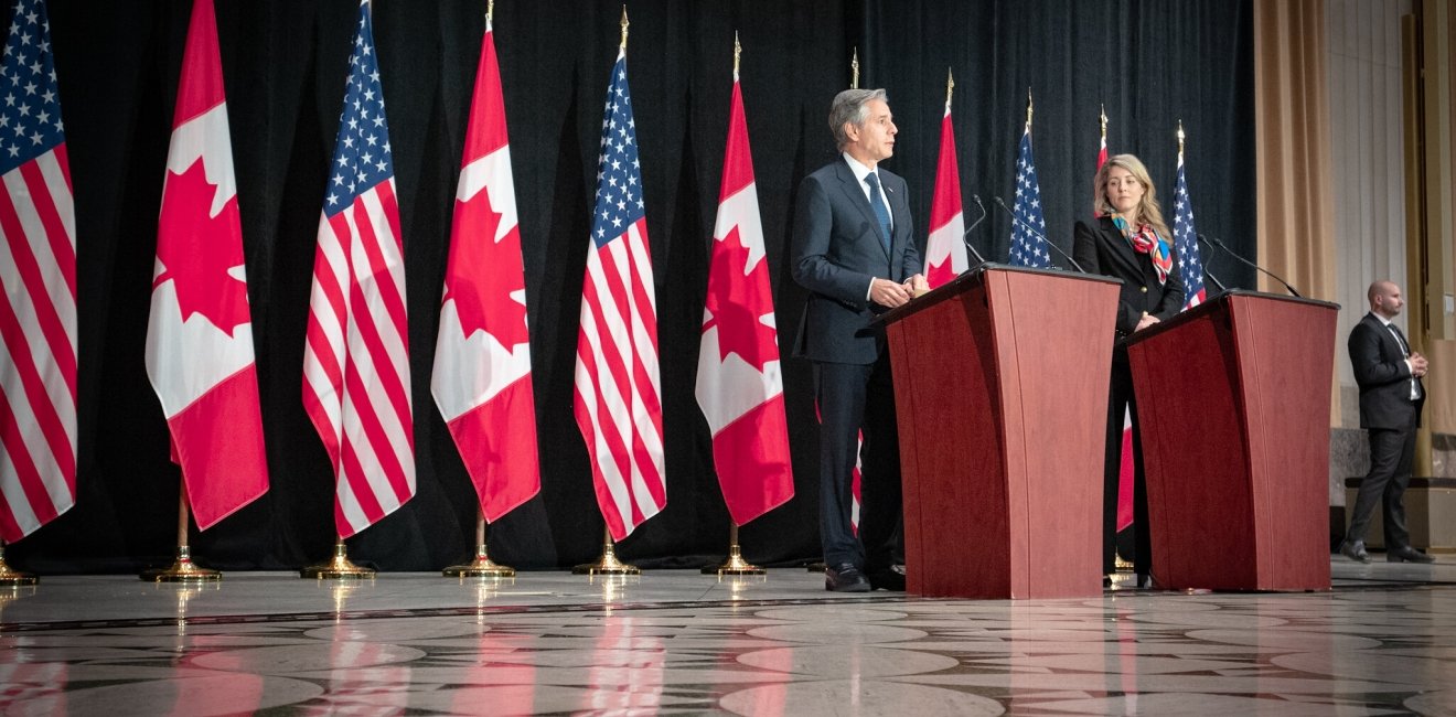 Blinken and Joly Press Conference Ottawa