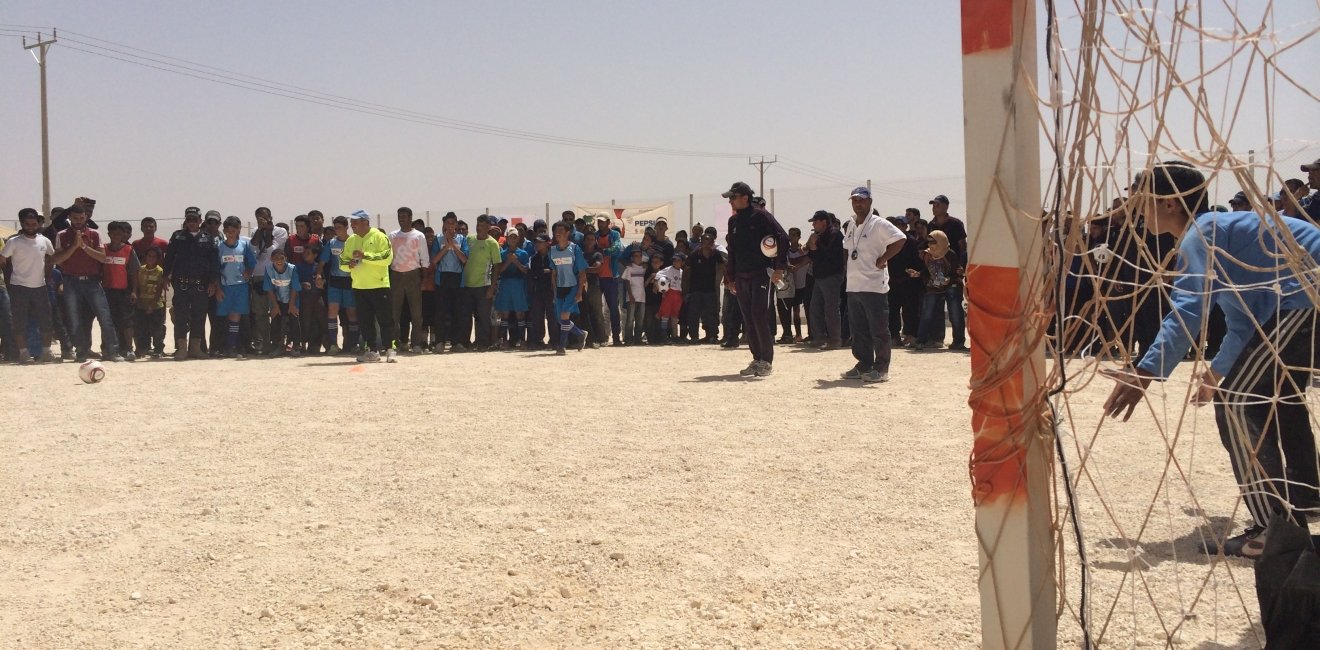 Football Tournament at Zaatari Refugee Camp