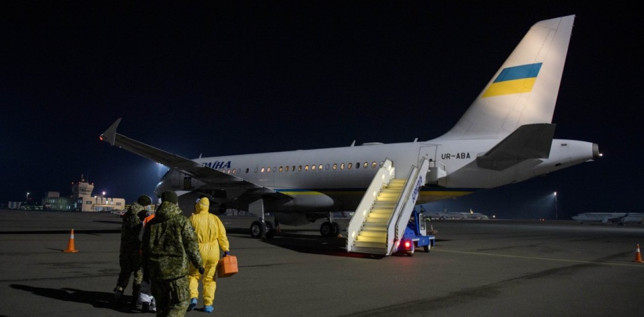 The plane of the President of Ukraine transported 33 Ukrainians, who were unable to return home due to border closure caused by quarantine, from Austria to Boryspil International Airport (Kyiv)