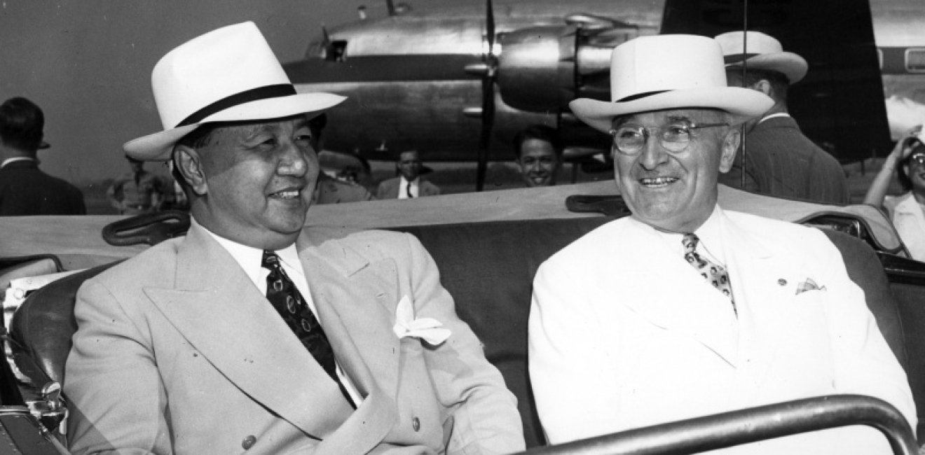 Truman and Quirino in August 1949