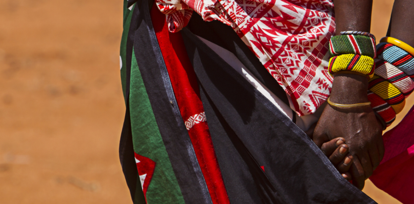 Samburu Women holding hands