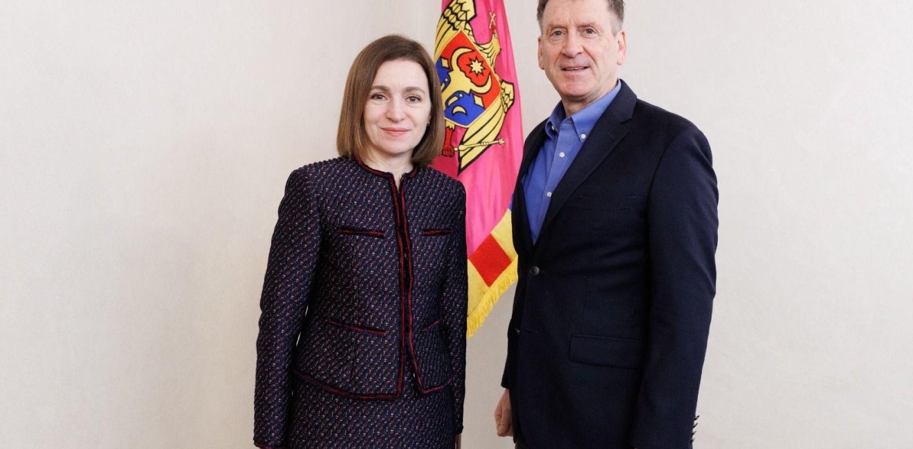 Ambassador Mark Green with Moldovan President Sandu