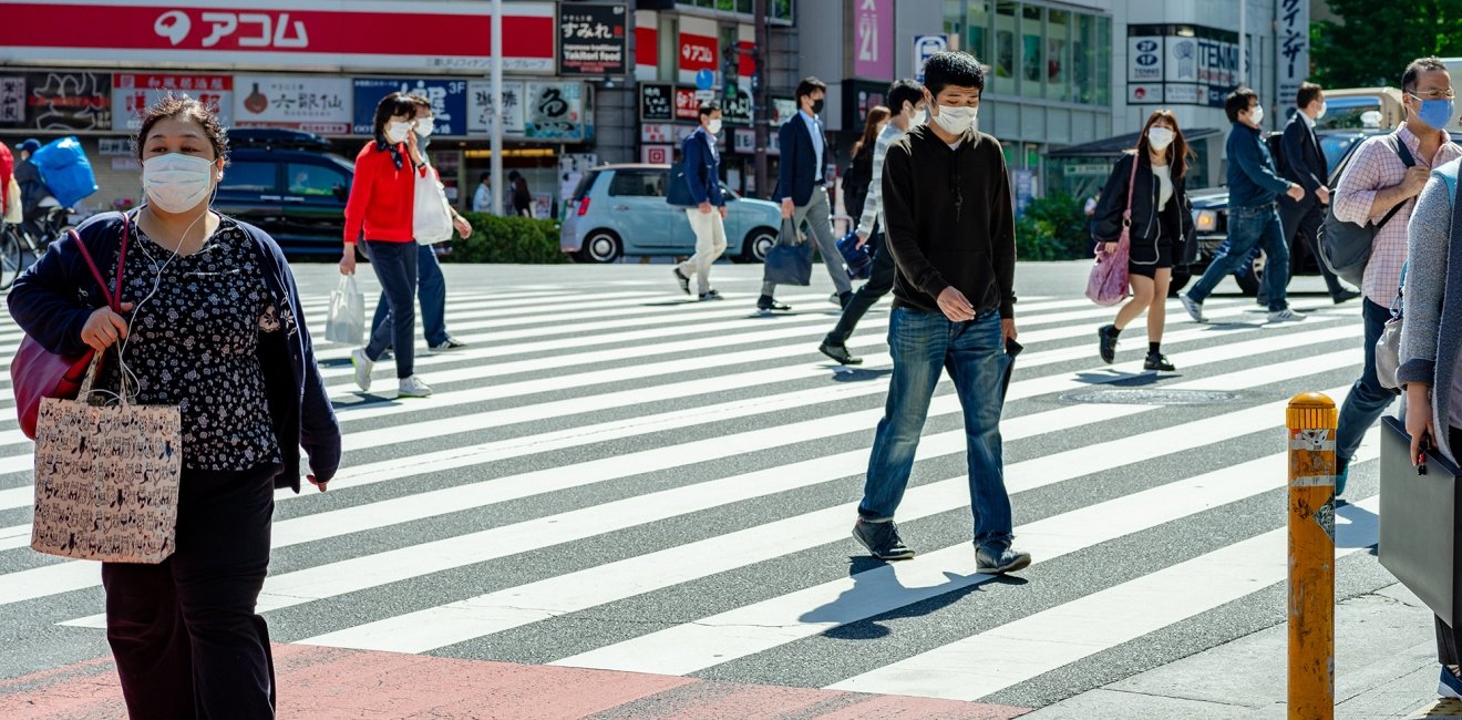 Tokyo, Japan during the COVID-19 pandemic in May 2020.