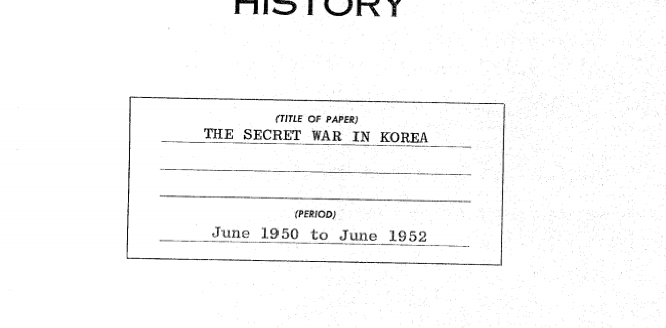 The Secret War in Korea