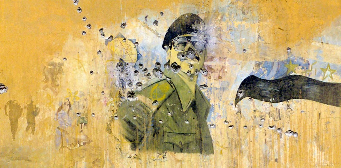 Saddam Mural