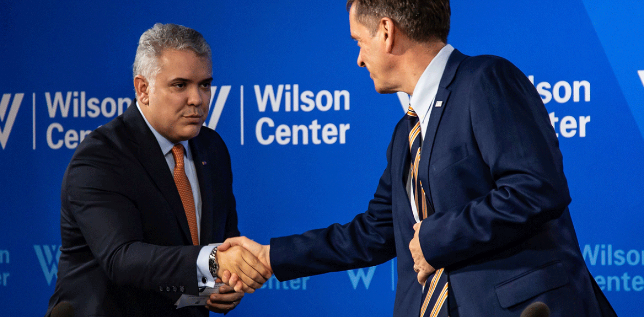 Colombian President Ivan Duque and Ambassador Mark Green