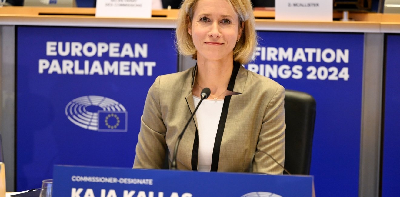 Kaja Kallas at her confirmation hearing for EU High representative of foreign and security affairs