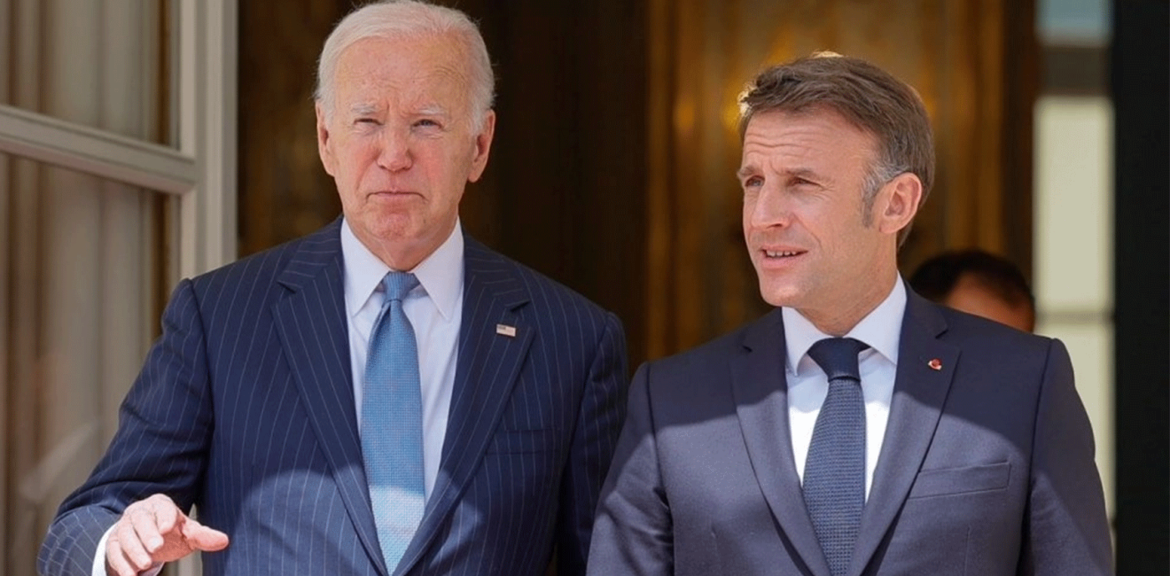 Macron and Biden