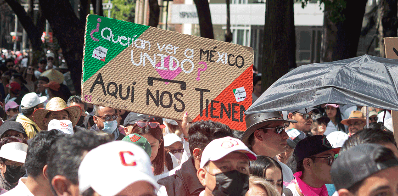 Protest in Mexico City