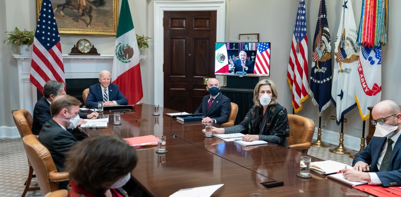 The Biden Administration in virtual talks with Mexican President Lopez Obrador