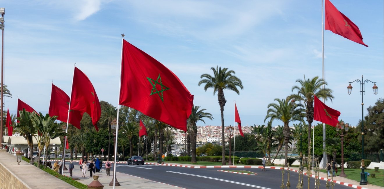 Moroccan Flags 