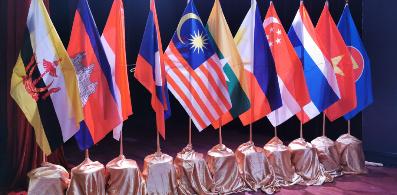 ASEAN flags