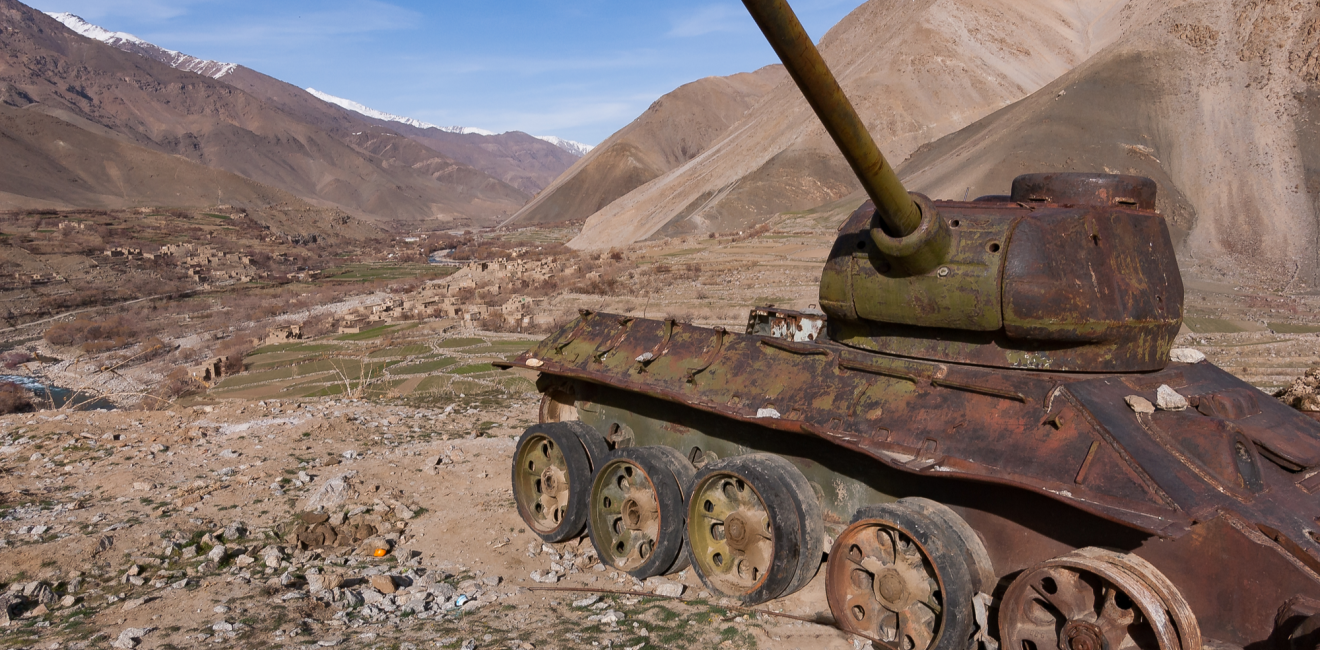 Abandoned Soviet Tank in Afghanistan