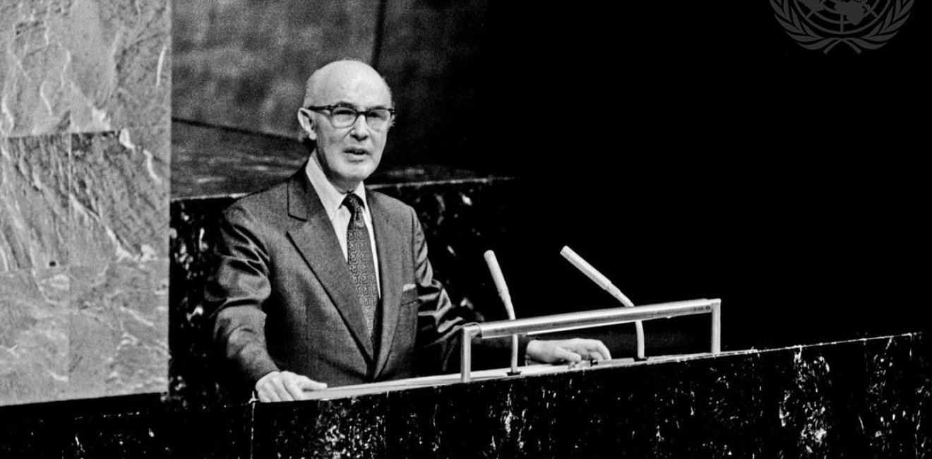 Ambassador Alfonso Garcia Robles at the UNGA, 1974