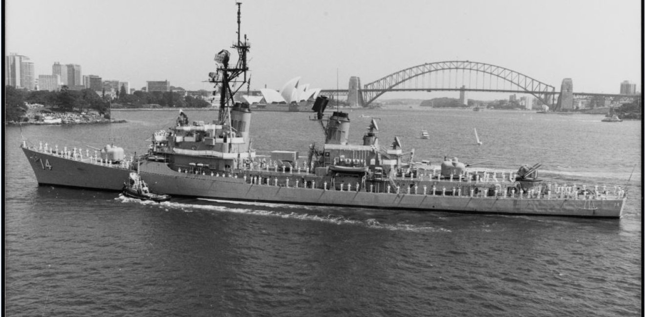 USS Buchanan Visiting Sydney, New South Wales, Australia circa 1985