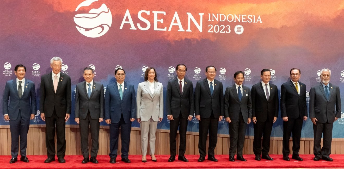 US Vice President Kamala Harris attends the 2023 ASEAN-US Summit