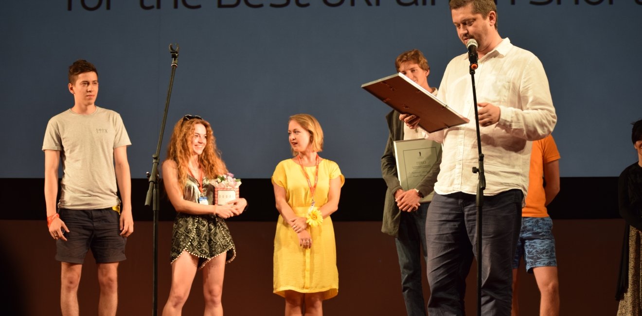 Ukrainian director Valentyn Vasyanovych at the 7th Odessa International Film Festival (2016).