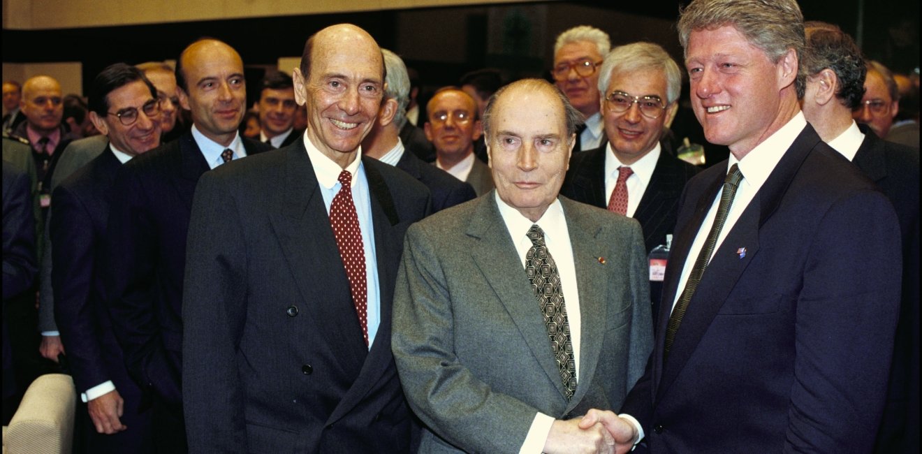 Heads of state from NATO members attend the 1994 Brussels summit