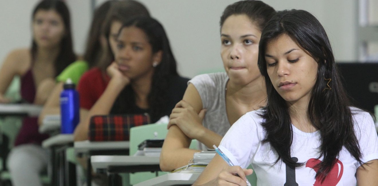 ocantins(TO), Brazil-April - 23,2012: Student in the classroom, at the Federal University of Tocantins.