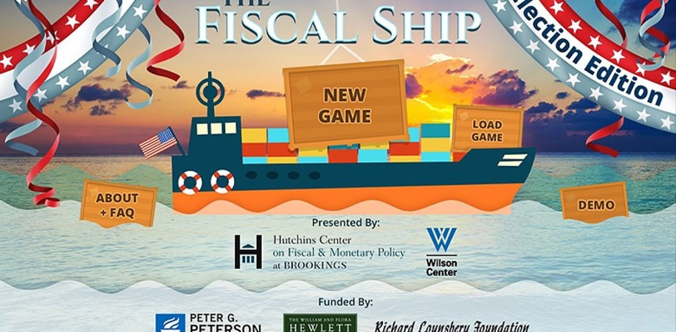 Screenshot of Fiscal Ship's election edition