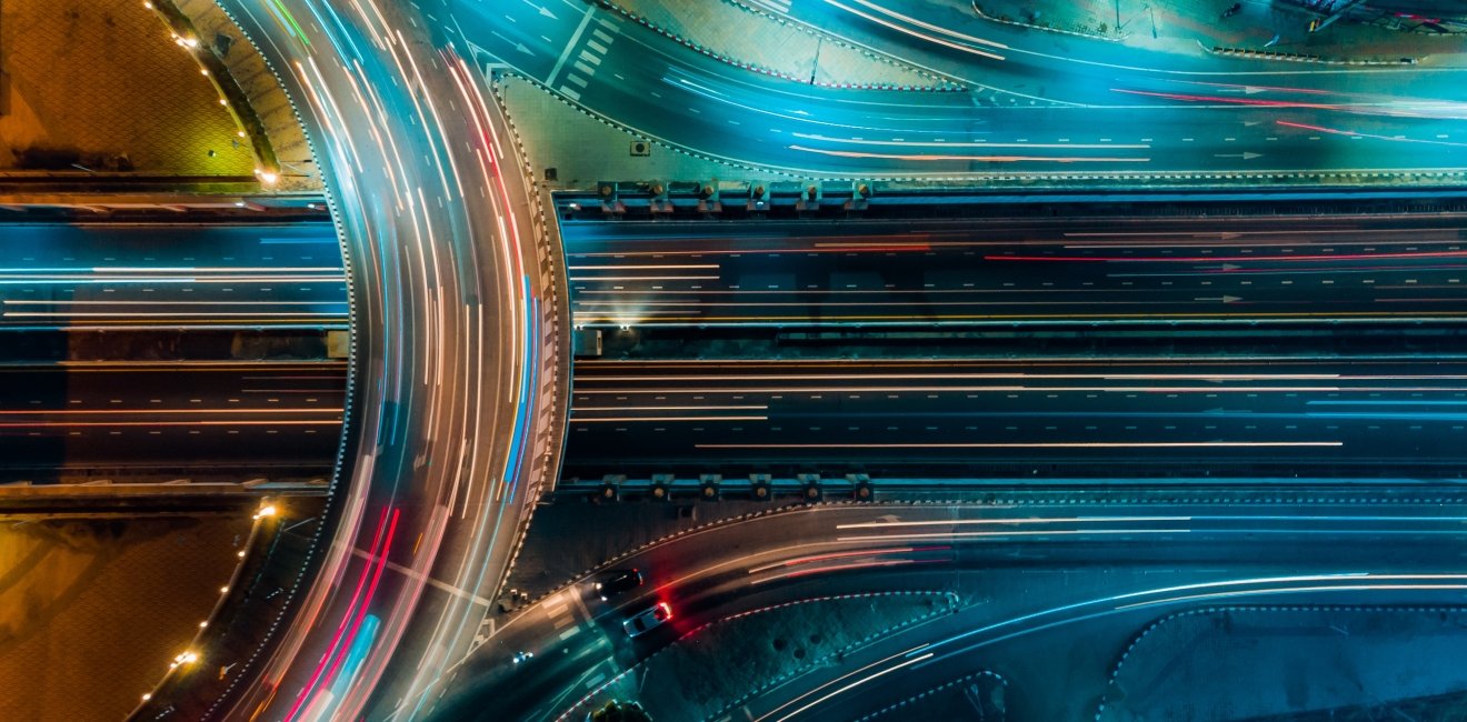 Overhead Image of Expressway in Thailand