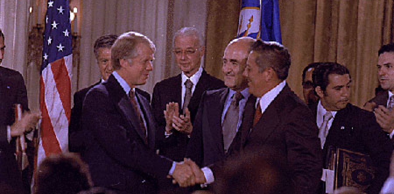 Jimmy Carter and Omar Torrijos of Panama